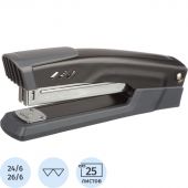 Степлер Attache Power №24/6-26/6 до 25л., металл., черный, глубина 55мм