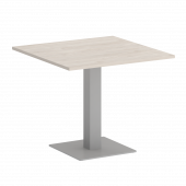 Home Office Стол квадратный VR.SP-5-90.2 Денвер светлый/Серый металл 900*900*753 Home Office Стол квадратный VR.SP-5-90.2 Денвер светлый/Серый металл 900*900*753