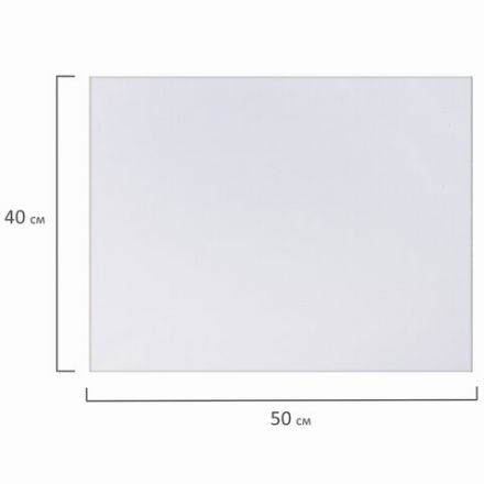 Холст на картоне BRAUBERG ART CLASSIC, 40х50 см, грунтованный, 100% хлопок, мелкое зерно, 190622