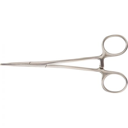 Зажим кровоостанавливающий зубчатый изогнутый № 1, 158 мм З-69