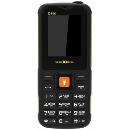 Мобильный телефон teXet TM-D400 черный