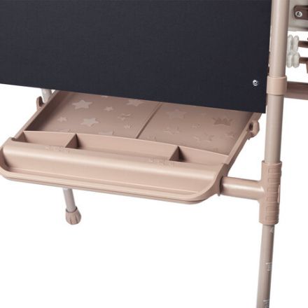 Мольберт растущий для мела/магнитно-маркерный 53х46 см, BRAUBERG "NIKA KIDS", БЕЖЕВЫЙ, 665759