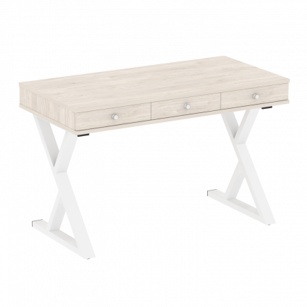 Home Office Стол письменный VR.SP-1-118.M Денвер светлый/Белый металл 1180*600*750 Home Office Стол письменный VR.SP-1-118.M Денвер светлый/Белый металл 1180*600*750
