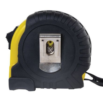 Рулетка измерительная 5 м х 19 мм, обрезиненный корпус, с фиксатором, RABBITEX (РАББИТЕКС) Standard, 671349