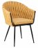 Набор 2 шт Стул обеденный DOBRIN MATILDA, жёлтая ткань (LAR 275-8) Набор 2 шт Стул обеденный DOBRIN MATILDA, жёлтая ткань (LAR 275-8)