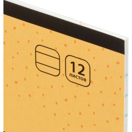 Тетрадь школьная А5 12л линия Комус Класс Кролик в ассортименте 4 дизайна