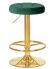 Набор 2 шт Табурет барный DOBRIN BRUNO GOLD, зеленый велюр (MJ9-88) Набор 2 шт Табурет барный DOBRIN BRUNO GOLD, зеленый велюр (MJ9-88)