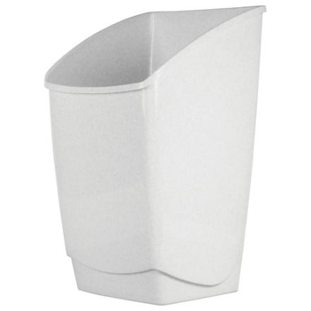 Ведро мусорное с КРЫШКОЙ (качающейся) 25 литров,"ХАПС", 55х30х28 см, серое, IDEA, М 2472