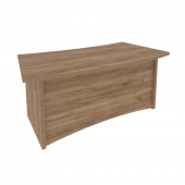 First Стол руководителя криволинейный KSR-2 Дуб табак 1800*940*765 First Стол руководителя криволинейный KSR-2 Дуб табак 1800*940*765