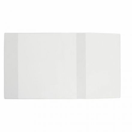 Обложка ПВХ для учебников и тетрадей А4, контурных карт, атласов БОЛЬШОГО ФОРМАТА, ПЛОТНАЯ, 100 мкм, 295х560 мм, прозрачная, ПИФАГОР, 229336