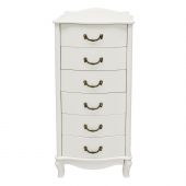 Комод Leset "Джульетта" узкий (6 ящ.), Молочный дуб