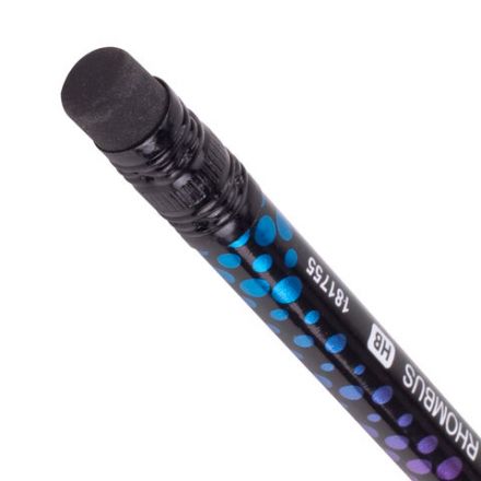 Карандаш чернографитный BRAUBERG "RHOMBUS", 1 шт., HB, с ластиком, корпус ассорти, 181755 Карандаш чернографитный BRAUBERG "RHOMBUS", 1 шт., HB, с ластиком, корпус ассорти, 181755