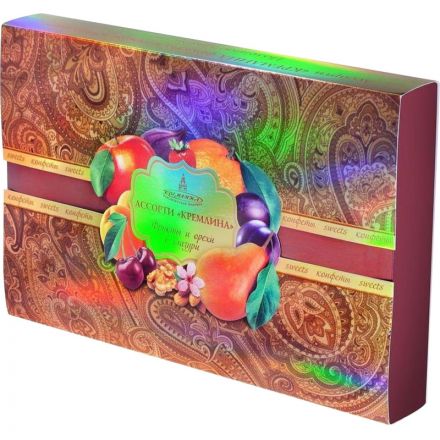 Конфеты Кремлина фрукты и орехи в глазури, 500г
