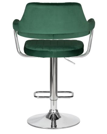 Стул барный DOBRIN CHARLY, зеленый велюр (MJ9-88)