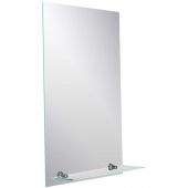 Зеркало МГЛ_ настенное ЭКО-15П (400x600) безрамное, 1 полка