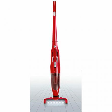Пылесос вертикальный беспроводной GORENJE SVC252GFR 2 в 1, мощность 161 Вт, контейнер 0,5 л, красный