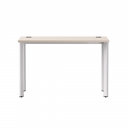 Стол прямой Everprof EVO на металлокаркасе 1180х670х755 мм опоры 45гр Кашемир/Белый