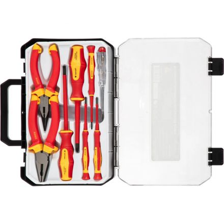 Набор диэлектрических инструментов Topfort 8 предметов (VDE 547608)