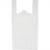 Пакет-майка ПНД 30+18х55., 15мкм ,100шт./уп. белый