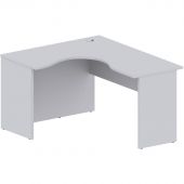 Стол Easy One левый (882,883) серый Ш1400 Г1200