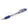 Ручка шариковая с грипом BRAUBERG "JAX", СИНЯЯ, корпус прозрачный, узел 0,7 мм, линия письма 0,35 мм, 141149