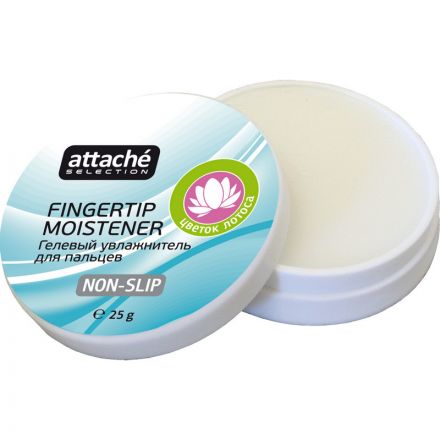 Подушка для смачивания пальцев гелевая Attache Selection цветок лотоса 25 г Подушка для смачивания пальцев гелевая Attache Selection цветок лотоса 25 г