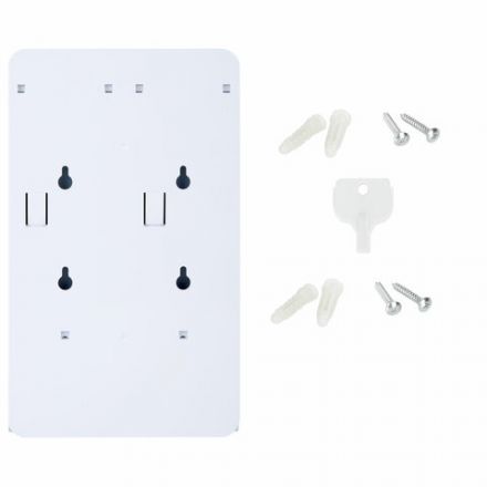 Дозатор двойной 2х0,38 л для жидкого мыла/шампуня/геля LAIMA ULTRA, НАЛИВНОЙ, белый, 609107, MD-9029W-2