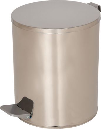 Урна с педалью хром 15 литров
