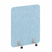 R-line soft Перегородка на металлических опорах, на роликах AP.R-100-120 Romeo 09/Серый металл 1000*18*1200