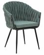 Стул обеденный DOBRIN MATILDA, зеленая ткань (LAR 275-23) Стул обеденный DOBRIN MATILDA, зеленая ткань (LAR 275-23)