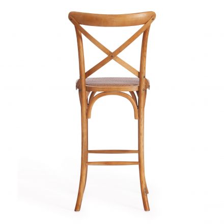 Стул CROSS BAR (mod.CE6002) дерево вяз, 49.5*52.5*117, Груша (№3)