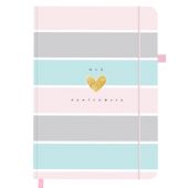 Скетчбук, слоновая кость 140 г/м2, 130х210 мм, 80 л., софт-тач, резинка, BRAUBERG ART CLASSIC, "Polo style", 116468