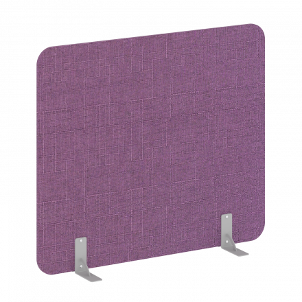 R-line soft Перегородки на металлических опорах на фетровых подпятниках AP.F-140-120 Romeo 06/Серый металл 1400*18*1200