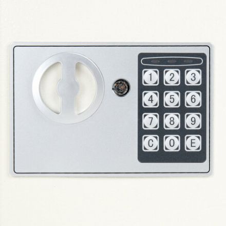 Сейф мебельный DASWERK (ДАСВЕРК) SC-250EL (250х350х250 мм), электронный замок, бежевый, 291345