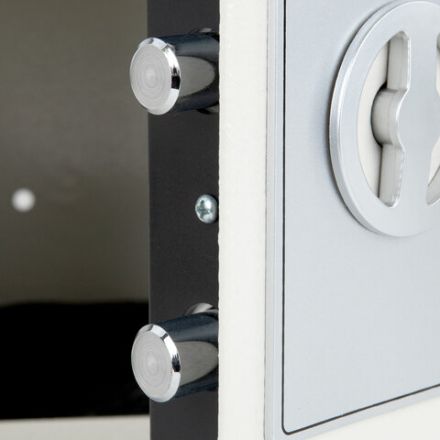 Сейф мебельный DASWERK (ДАСВЕРК) SC-250EL (250х350х250 мм), электронный замок, бежевый, 291345