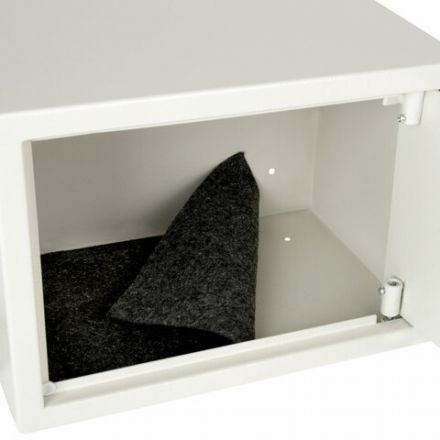 Сейф мебельный DASWERK (ДАСВЕРК) SC-250EL (250х350х250 мм), электронный замок, бежевый, 291345