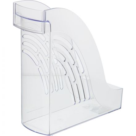Лоток вертикальный Attache 95мм с окном маркировки прозрачный Лоток вертикальный Attache 95мм с окном маркировки прозрачный