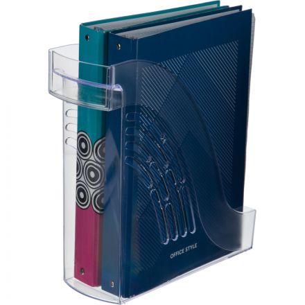 Лоток вертикальный Attache 95мм с окном маркировки прозрачный Лоток вертикальный Attache 95мм с окном маркировки прозрачный