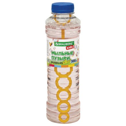 Мыльные пузыри 500 мл, BRAUBERG KIDS, 665454 Мыльные пузыри 500 мл, BRAUBERG KIDS, 665454
