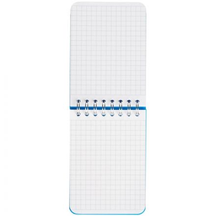 Блокнот Attache Fantasy А7 80 листов голубой в клетку на спирали (75х120 мм)