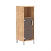 Шкаф-колонка средняя с малой стеклянной дверью B 421.5 Дуб Бофорд 475х450х1286 BORN Шкаф-колонка средняя с малой стеклянной дверью B 421.5 Дуб Бофорд 475х450х1286 BORN