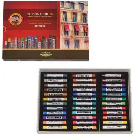 Пастель сухая KOH-I-NOOR TOISON D`OR SOFT 36цв/наб художеств 8515036005KS