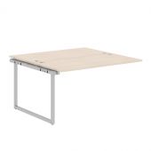 Стол промежуточный XIQWST 1414 Бук Тиара/Алюминий 1400х1406х750