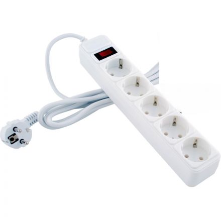 Сетевой фильтр СТАРТ С/УД-Ф SP 5x5 ZVT 5р/5м 10А/2200Вт белый