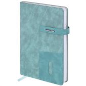 Ежедневник недатированный А5 138х213 мм BRAUBERG "Cowboy", под кожу, застежка 160 л., голубой, 116197 Ежедневник недатированный А5 138х213 мм BRAUBERG "Cowboy", под кожу, застежка 160 л., голубой, 116197