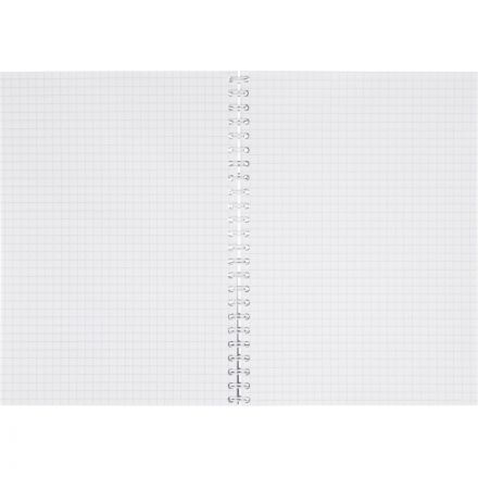 Бизнес-тетрадь А5 96л Attache Градиент Фиолет клетка, 65г, греб, УФ-лак