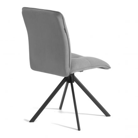 Стул обеденный Sweet поворотный механизм 360, велюр, серый, 29 Стул обеденный Sweet поворотный механизм 360, велюр, серый, 29