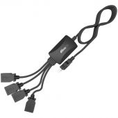Разветвитель USB Ritmix CR-2405 black (USB хаб) 4 порта USB (15119259) Разветвитель USB Ritmix CR-2405 black (USB хаб) 4 порта USB (15119259)