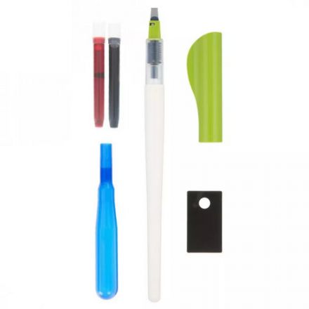 Ручка перьевая для каллиграфии PILOT Parallel Pen, перо 3,8 мм, 2 картриджа, блистер, FP3-38N-SS Ручка перьевая для каллиграфии PILOT Parallel Pen, перо 3,8 мм, 2 картриджа, блистер, FP3-38N-SS