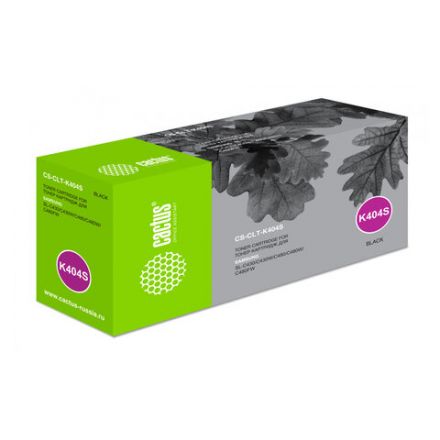 Картридж лазерный CACTUS (CS-CLT-K404S) для Samsung SL-C430/C430W/C480/C480W, черный, ресурс 1500 страниц Картридж лазерный CACTUS (CS-CLT-K404S) для Samsung SL-C430/C430W/C480/C480W, черный, ресурс 1500 страниц